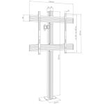 Hagor CPS Floor-Wall Single 75 - 86"