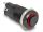 DELOCK Druckschalter zum Einbau schwarz 12 mm 12 V 4 x Lötan