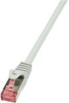 LogiLink Cat.6 S/UTP, 0.25m Netzwerkkabel Grau 0,25 m...