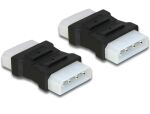 DELOCK Adapter 4Pin Molex -> 4Pin Molex St/St