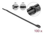 DeLOCK Kabelbinder mit flachem Kopf L 205 x B 2,5 mm 100...