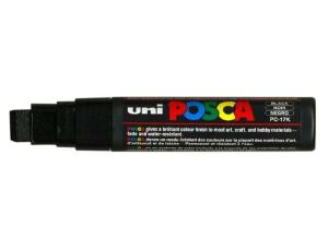 POSCA uni PC-17K Marker 1 Stück(e) Meißel Schwarz