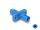 DELOCK LWL Kupplung ST Simplex Buchse zu ST Bu blau
