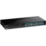 Trendnet TPE-TG262 Netzwerk-Switch Unmanaged L2 Gigabit Ethernet (10/100/1000) Power over Ethernet (PoE) 1U Schwarz