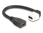 DeLOCK Keystone Modul Kabel HDMI Buchse zu Buchse 90°...