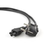 Gembird PC-186-ML12-1M Stromkabel Schwarz CEE7/7 C5-Koppler