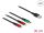 DELOCK USB Ladekabel 3 in 1 Typ-A zu 2 x Lightning 30 cm