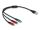 DELOCK USB Ladekabel 3 in 1 Typ-A zu 2 x Lightning 30 cm