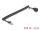 DELOCK RJ45 Spiralkabel St > Bu Cat.5e UTP 0,8m - 2m schwarz