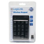 LogiLink ID0120 Numerische Tastatur Laptop RF Wireless Schwarz