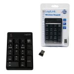 LogiLink ID0120 Numerische Tastatur Laptop RF Wireless Schwarz