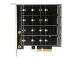 DELOCK PCI Express Karte > 4x intern M.2 Key B mit RAID