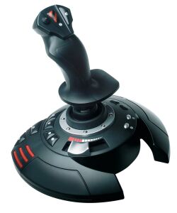 Thrustmaster T.Flight Stick X Schwarz, Rot, Silber USB Joystick Analog PC, Playstation 3