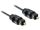 DeLOCK 2m Toslink Standard Audio-Kabel Schwarz