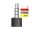 DeLOCK Audio Splitter Klinkenstecker 3,5 mm zu 2 x Klinkenbuchse 3,5 mm 4 Pin gewinkelt