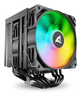Sharkoon A60 RGB Prozessor Luftkühlung 12 cm Schwarz 1 Stück(e)