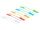 DELOCK Kabelbinder mit Beschriftungsfeld L 180 x B 2,5 mm