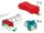 DELOCK RJ45 Secure Clip mit Stecker Set mit 6 Stück