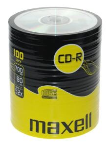Maxell CD-R 80XL 52x 100 Pack 700 MB 100 Stück(e)