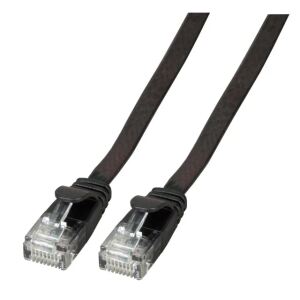 EFB Elektronik K8107SW.0,25 Netzwerkkabel Schwarz 0,25 m Cat6a U/UTP (UTP)