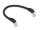 DELOCK RJ45 Netzwerkkabel Cat.6A S/FTP Slim 45° 0,25 schwarz