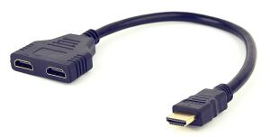 Gembird DSP-2PH4-04 HDMI-Kabel HDMI Typ A (Standard) 2 x HDMI Type A (Standard) Schwarz