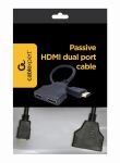 Gembird DSP-2PH4-04 HDMI-Kabel HDMI Typ A (Standard) 2 x HDMI Type A (Standard) Schwarz