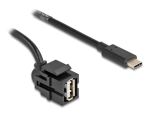 DeLOCK Keystone Modul USB 2.0 A Buchse zu USB Type-C...