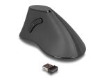 DELOCK Ergonomische vertikal optische 5-Tasten Maus 2,4 GHz