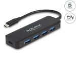 DeLOCK USB Type-C Hub 4 Port USB 3.2 Gen 1 mit Power...