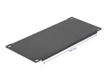DELOCK 10" Netzwerkschrank Blindabdeckung 3 HE schwarz