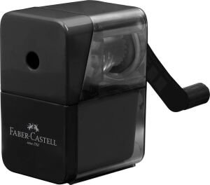 Faber-Castell 180984 Anspitzer Manueller Bleistiftspitzer Schwarz