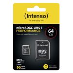 Intenso 3424490 Speicherkarte 64 GB MicroSD UHS-I Klasse 10