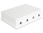 Keystone Delock Leergehäuse 4-Port