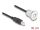 DELOCK USB2.0 Typ-B Einbaubuchse mit Kabelp. St. Alu.30cm
