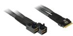 Inter-Tech SFF-8654 8i - 2x SFF-8643 24 Gbit/s Schwarz