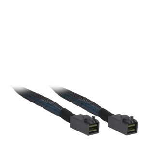 Inter-Tech 1m 2xSFF 8643 Schwarz, Blau