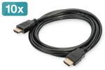 Digitus HDMI High Speed mit Ethernet Anschlusskabel, 10er...