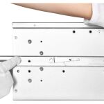 Silverstone Gleitschienenset Rack RMS06-22 silber