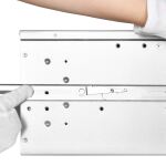 Silverstone Gleitschienenset Rack RMS06-22 silber