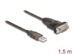 DeLOCK Adapter USB 2.0 Typ-A zu 1 x Seriell RS-232 D-Sub...