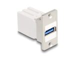 DeLOCK Panel Mount Keystone Modul Kupplung USB 5 Gbps...