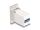 DeLOCK Panel Mount Keystone Modul Kupplung USB 5 Gbps Typ-A Buchse zu USB Typ-A Buchse konisch