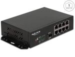 DELOCK RJ45 Switch 8 Port RJ45 + 1x SFP Schacht