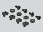 DeLOCK 19″ Hutschienenpanel 2 HE schwarz