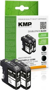 KMP B62DX Druckerpatrone 2 Stück(e) Kompatibel Schwarz