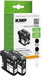 KMP B62DX Druckerpatrone 2 Stück(e) Kompatibel Schwarz