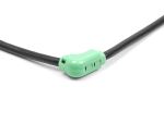 DELOCK Kabel Clips zum Abwinkeln 8 Stück grün