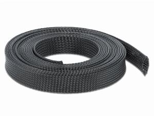 DELOCK Geflechtschlauch dehnbar 5 m x 19 mm schwarz