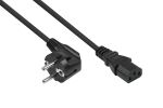 Kabelmeister SK0130-S018 Stromkabel Schwarz 1,8 m...